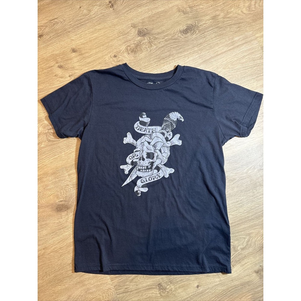 Ed Hardy Death or Glory Skull Dagger Eagle T-shirt Size L